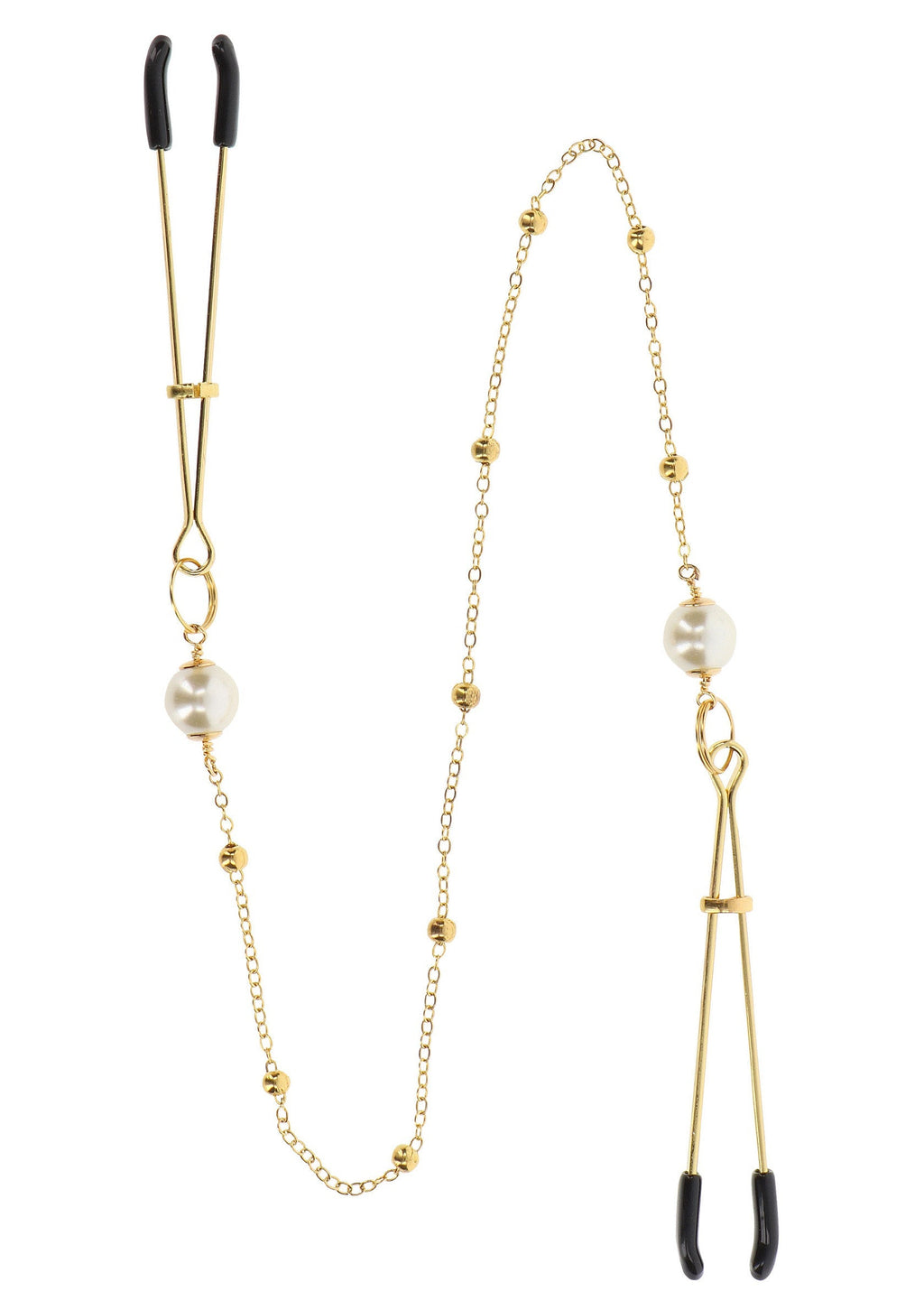 Pinzette Perla e Catena Deluxe oro